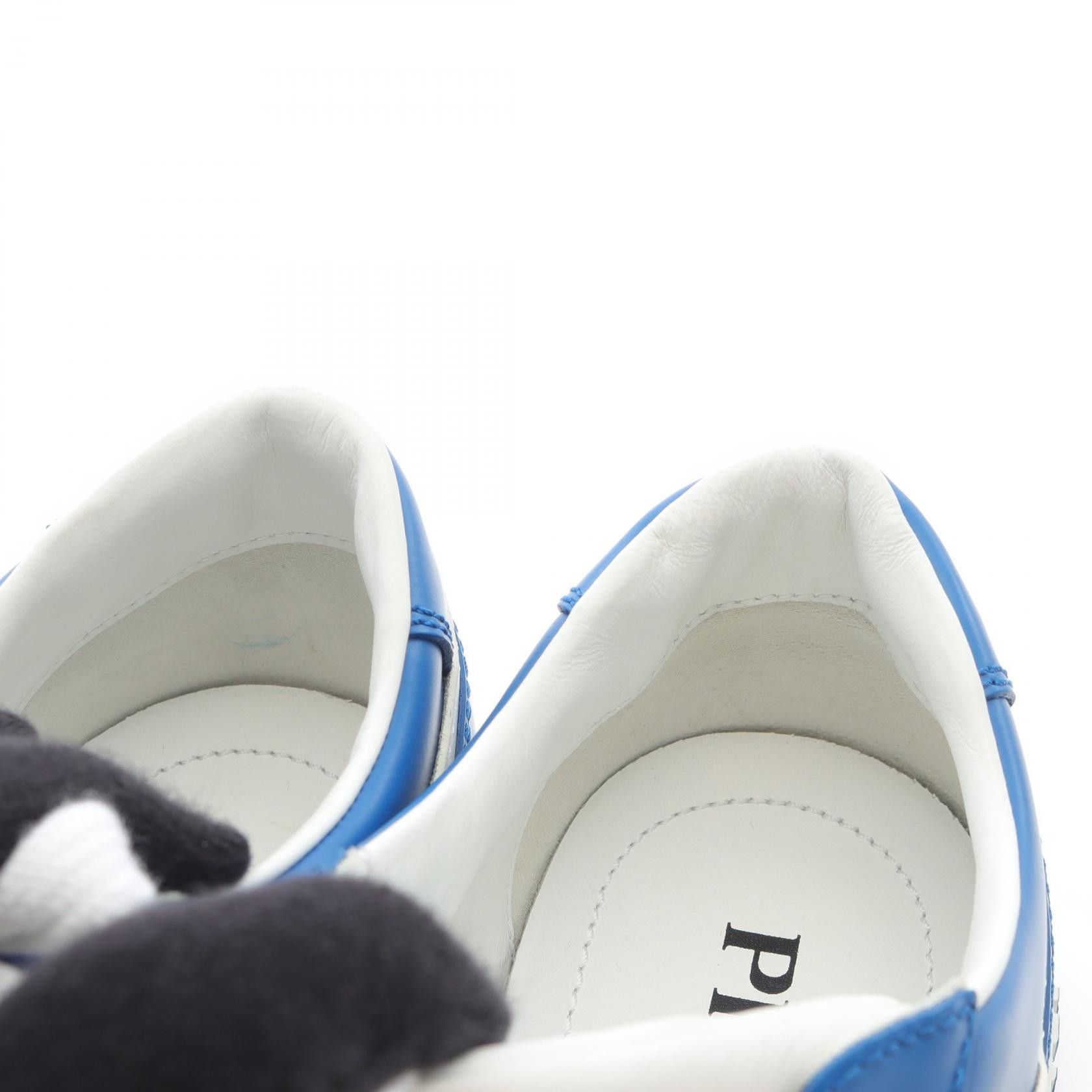 Prada Prada Prada Downtown Leather Sneakers Leather Shoes DUTY FREE for USA Size ONE SIZE - 8 Thumbnail