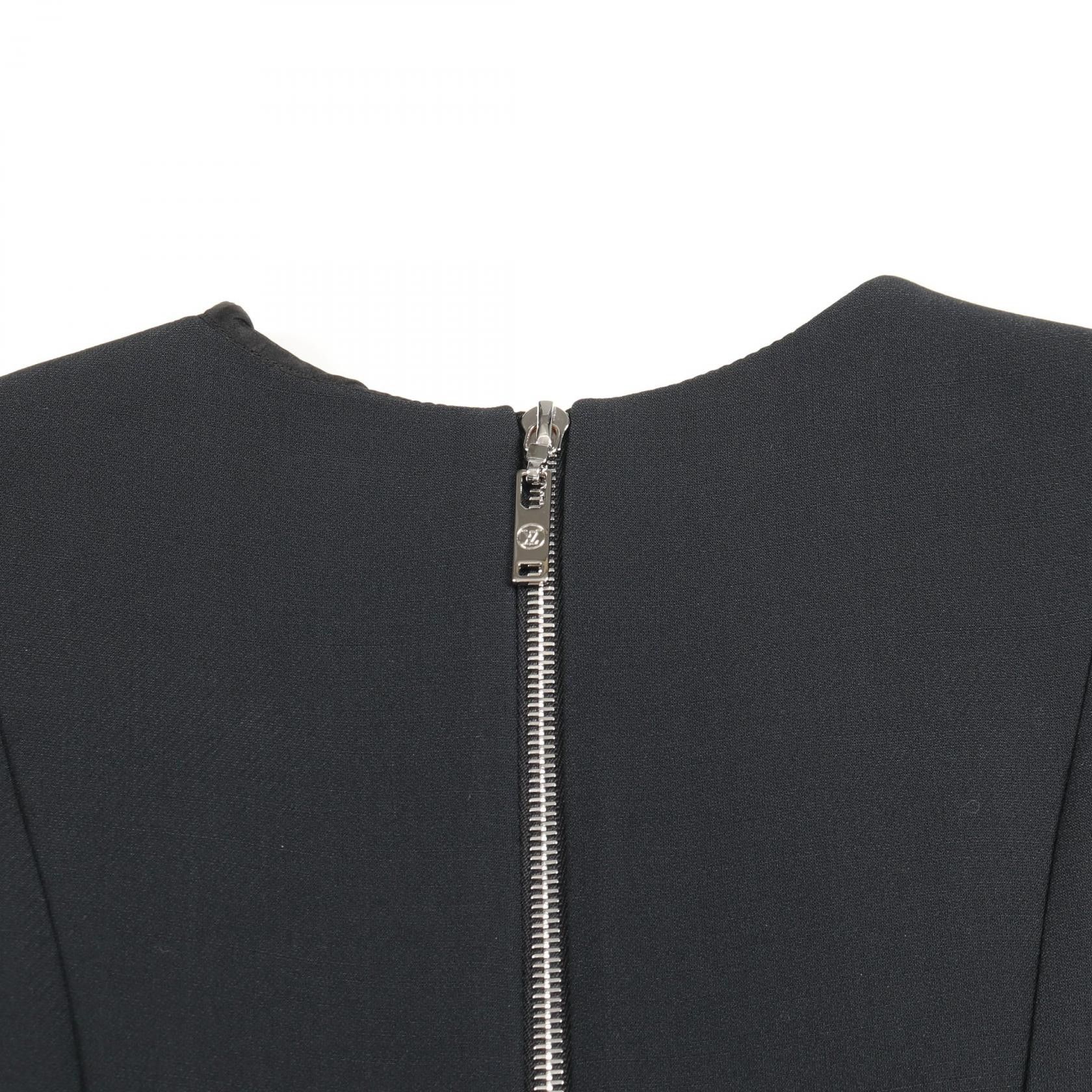 Louis Vuitton Louis Vuitton Louis Vuitton Wool Silk Dress Textile Dresses DUTY FREE for USA Size ONE SIZE - 5 Thumbnail
