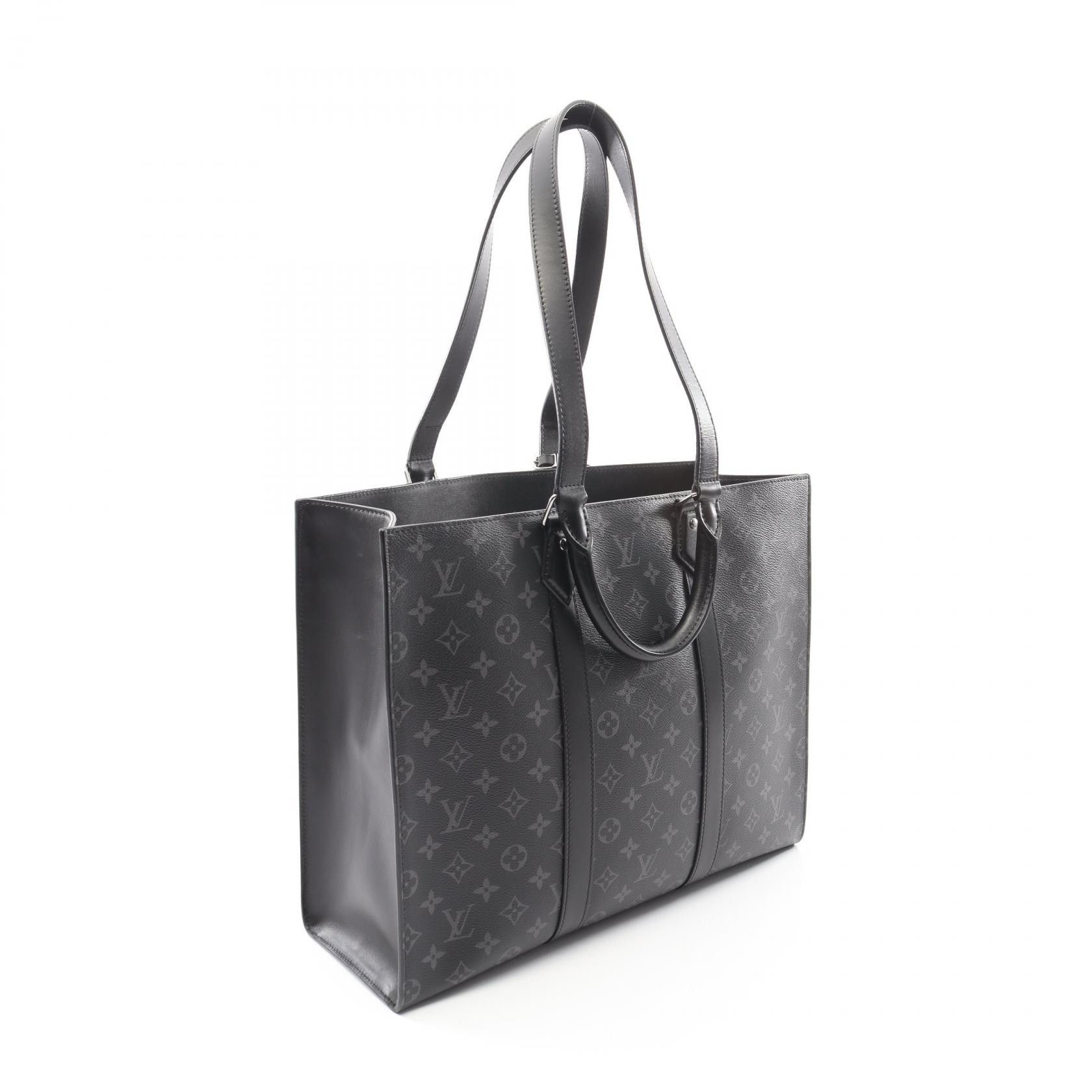 Louis Vuitton Louis Vuitton Louis Vuitton Sac Plat 24H Monogram Eclipse Tote Bag Textile Tote Bag M47059 DUTY FREE for USA Size ONE SIZE - 2 Thumbnail