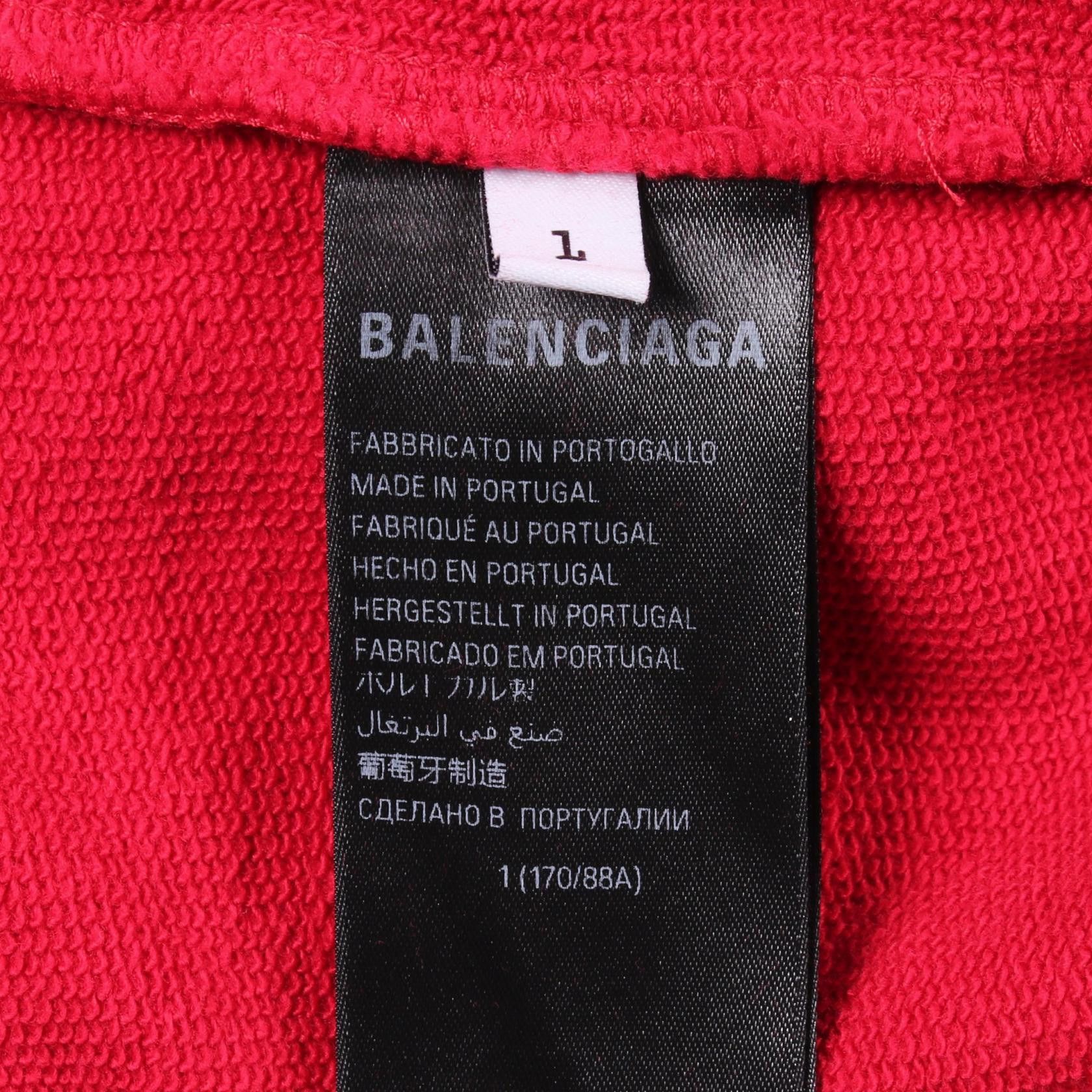 Balenciaga Balenciaga Balenciaga Many Kisses Cotton Hoodie Textile Sweatshirts & Hoodies 761458 DUTY FREE for USA Size ONE SIZE - 5 Thumbnail
