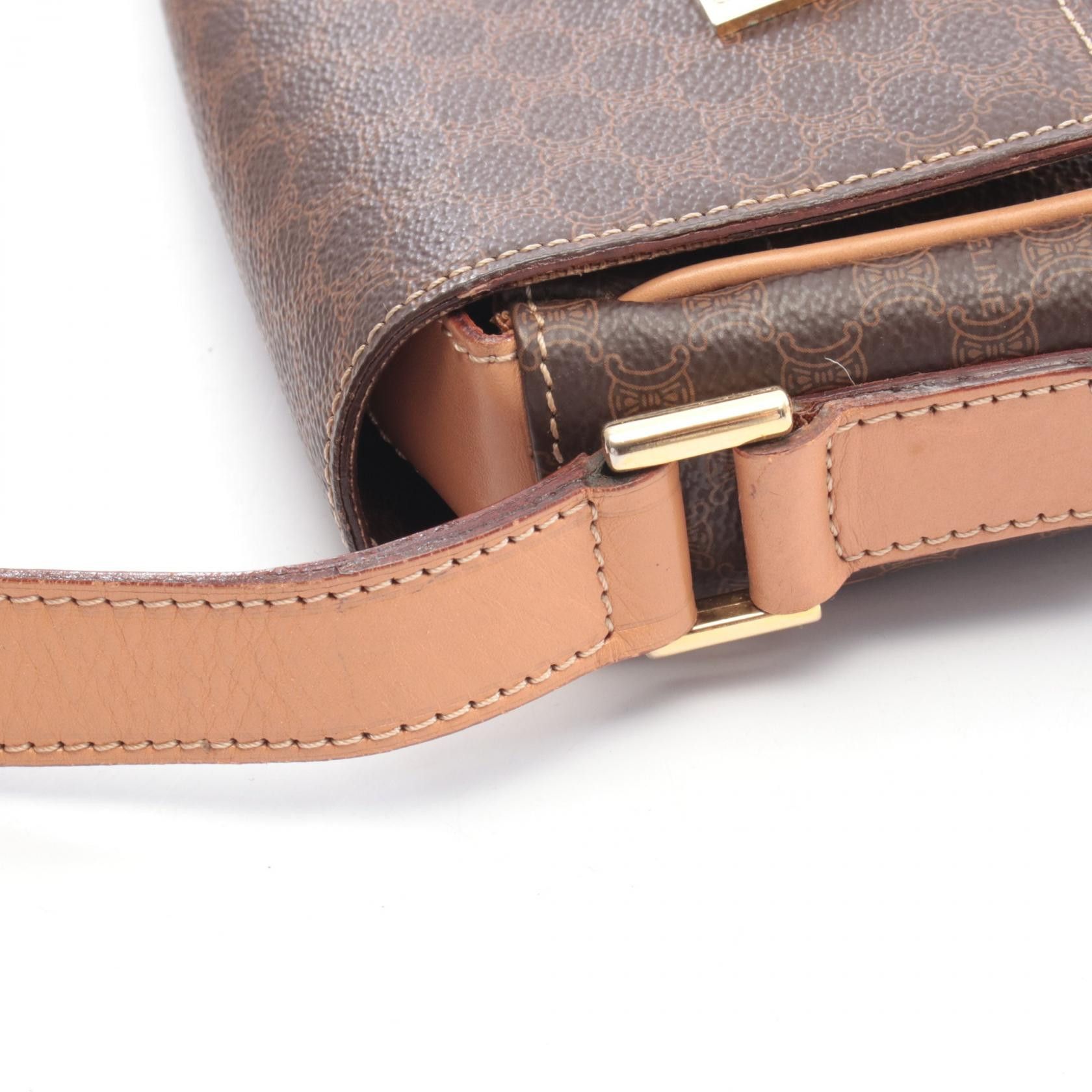 Celine Celine CELINE Macadam Coated Canvas Shoulder Bag Textile Shoulder Bag DUTY FREE for USA Size ONE SIZE - 8 Thumbnail