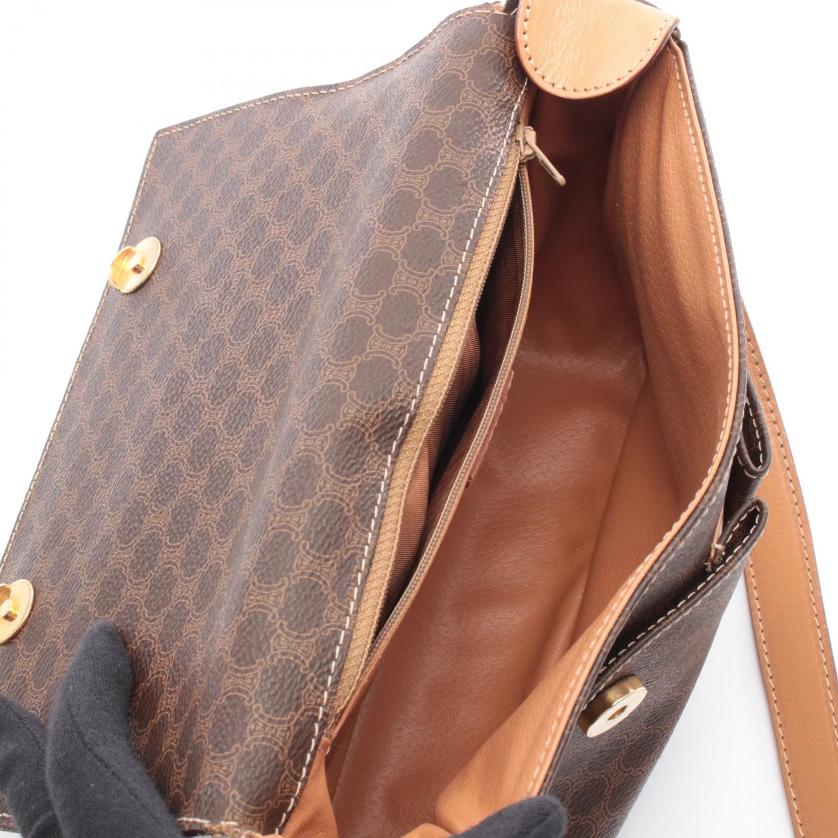 Celine Celine CELINE Macadam Coated Canvas Shoulder Bag Textile Shoulder Bag DUTY FREE for USA Size ONE SIZE - 3 Thumbnail