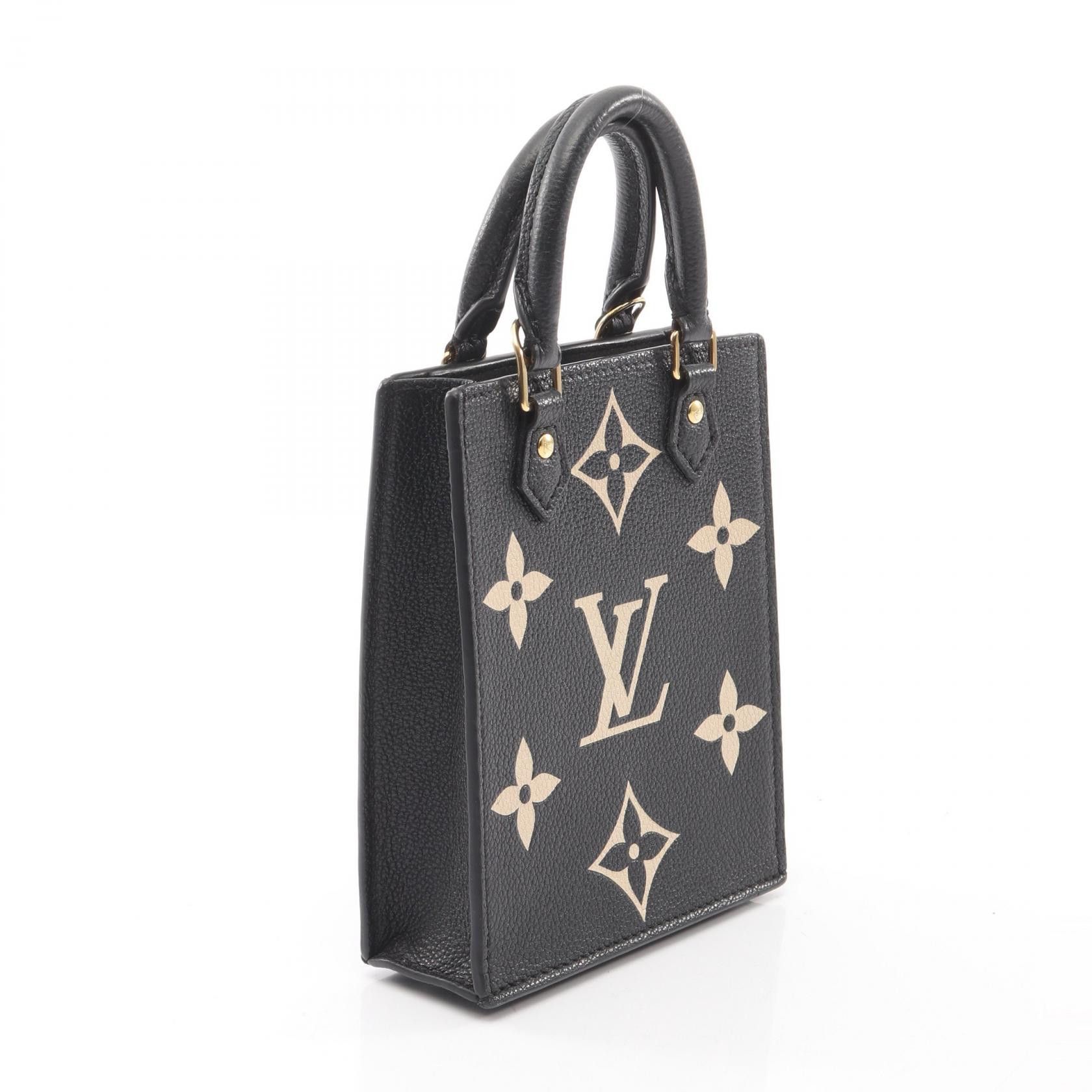 Louis Vuitton Louis Vuitton Louis Vuitton Petit Sac Plat Monogram Empreinte Handbag Leather Handbag M81416 DUTY FREE for USA Size ONE SIZE - 2 Thumbnail