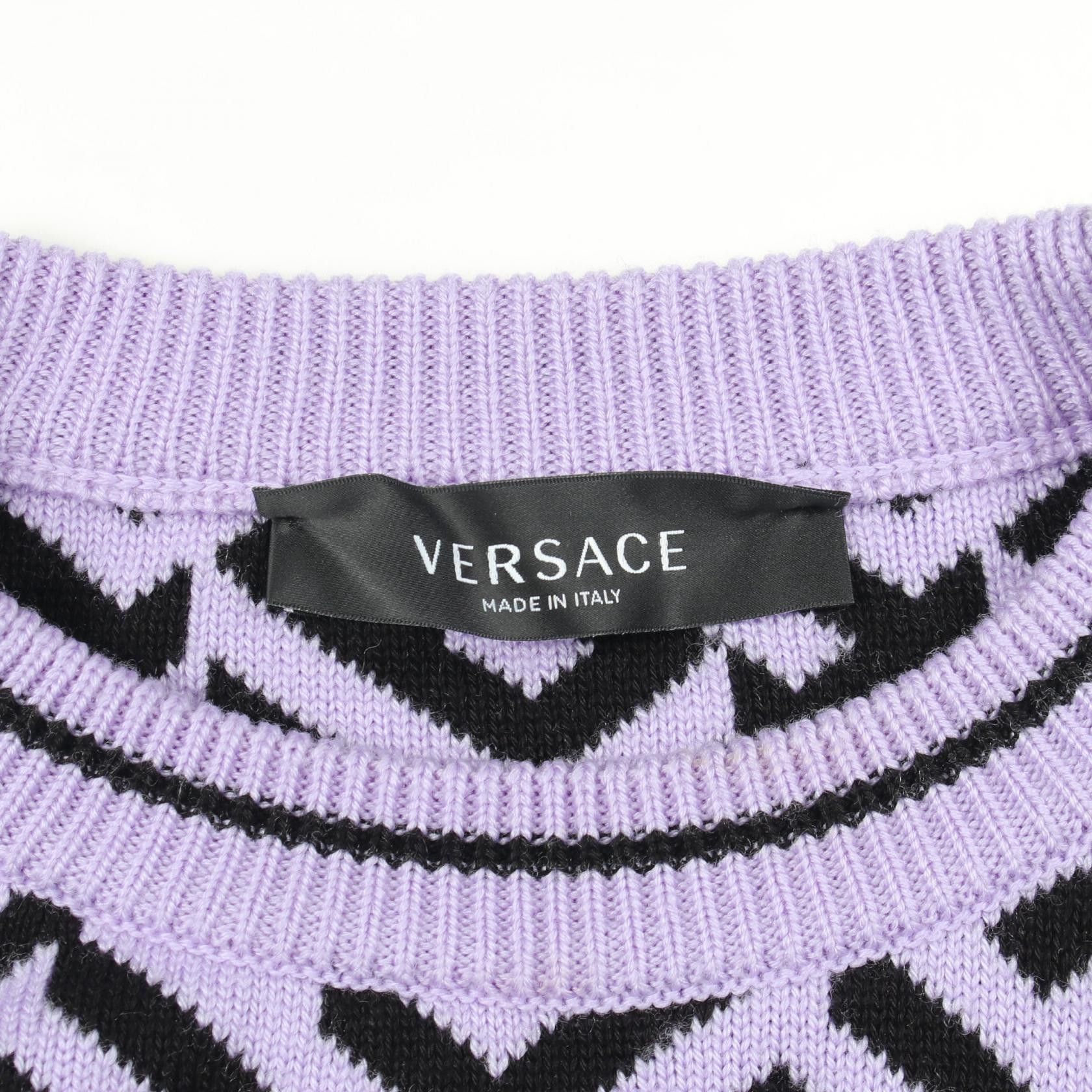 Versace Versace Versace Medusa Wool Cotton Knit Top Textile Tops DUTY FREE for USA Size ONE SIZE - 3 Thumbnail