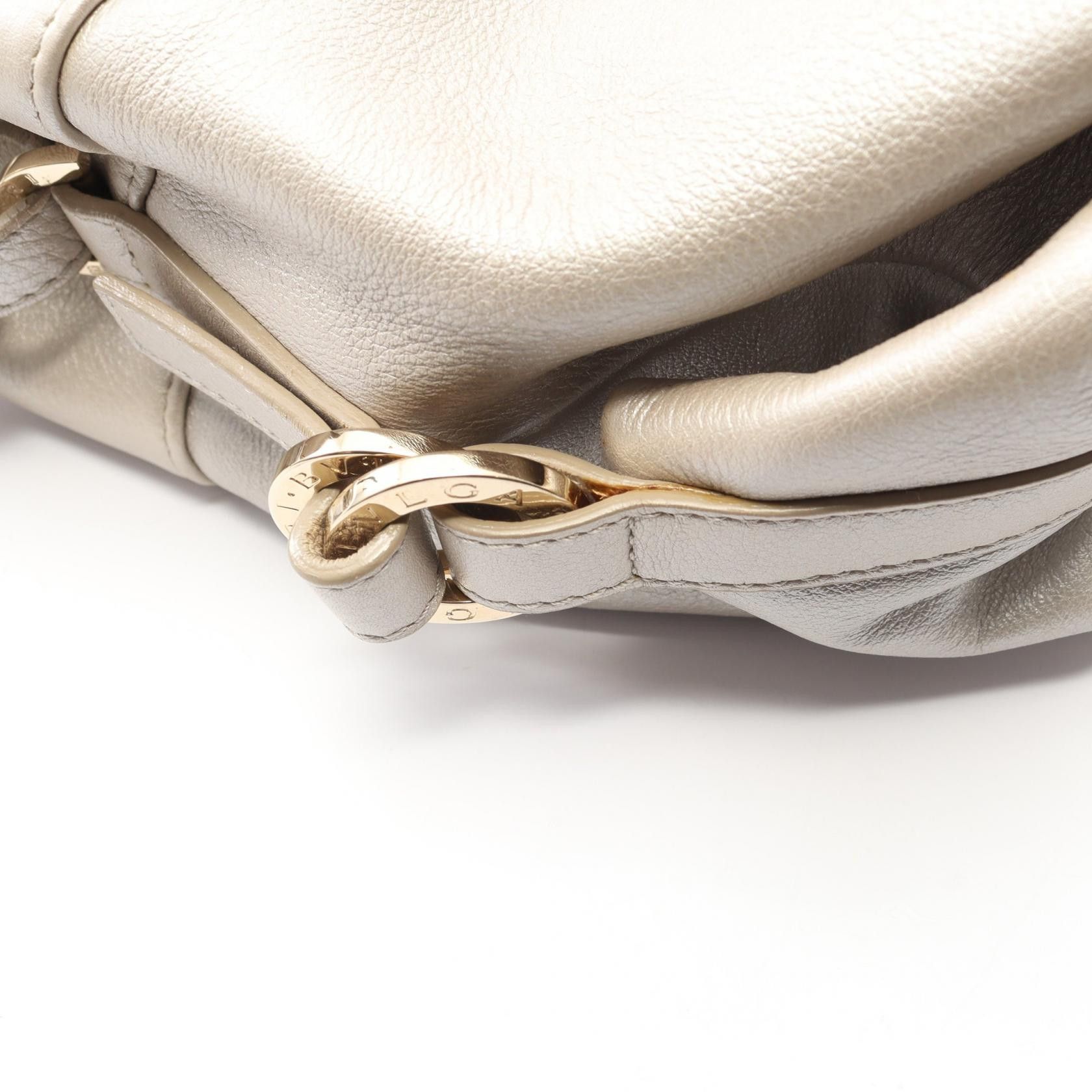 Bvlgari Bvlgari Bvlgari Chandra Leather Handbag Leather Handbag DUTY FREE for USA Size ONE SIZE - 9 Thumbnail