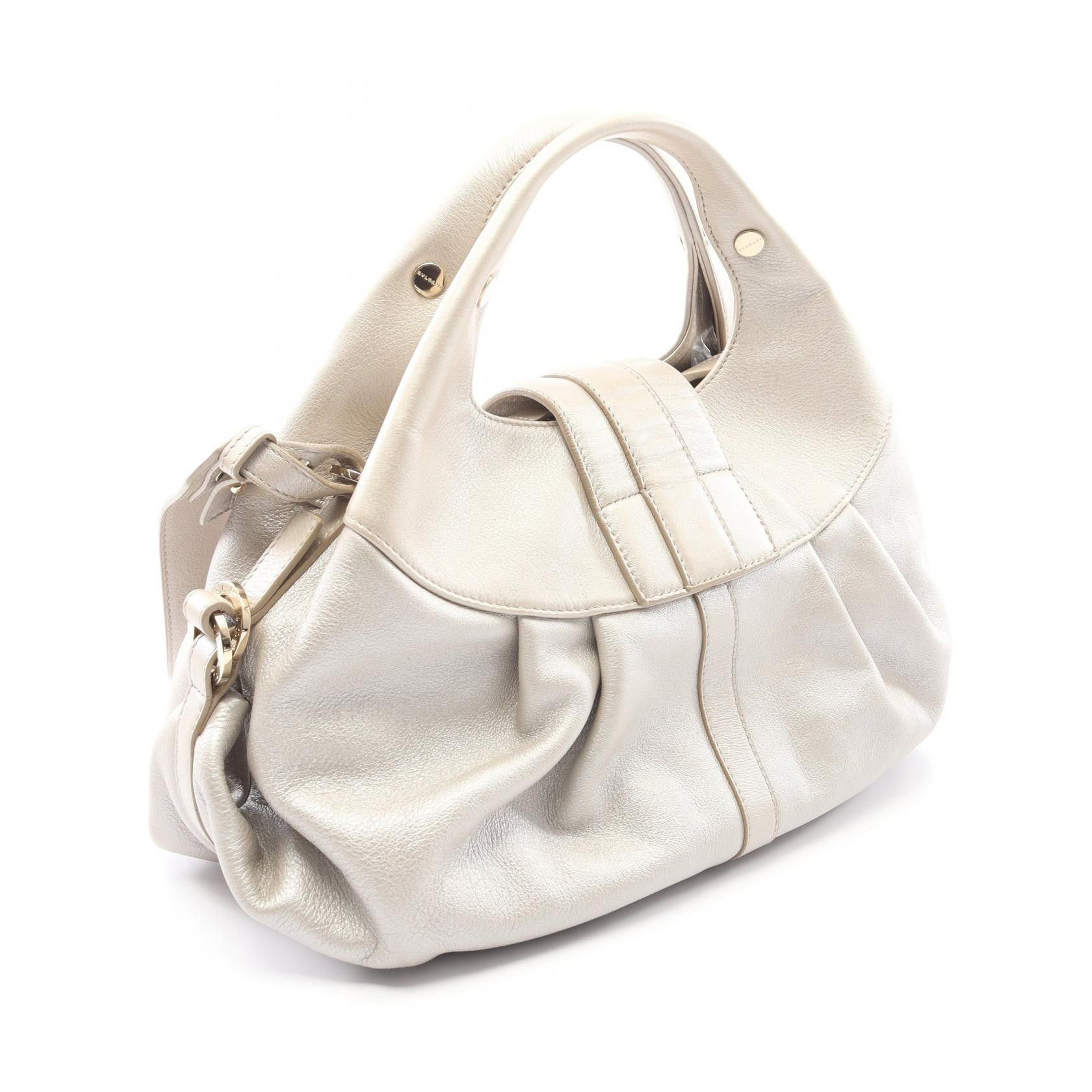 Bvlgari Bvlgari Bvlgari Chandra Leather Handbag Leather Handbag DUTY FREE for USA Size ONE SIZE - 2 Thumbnail