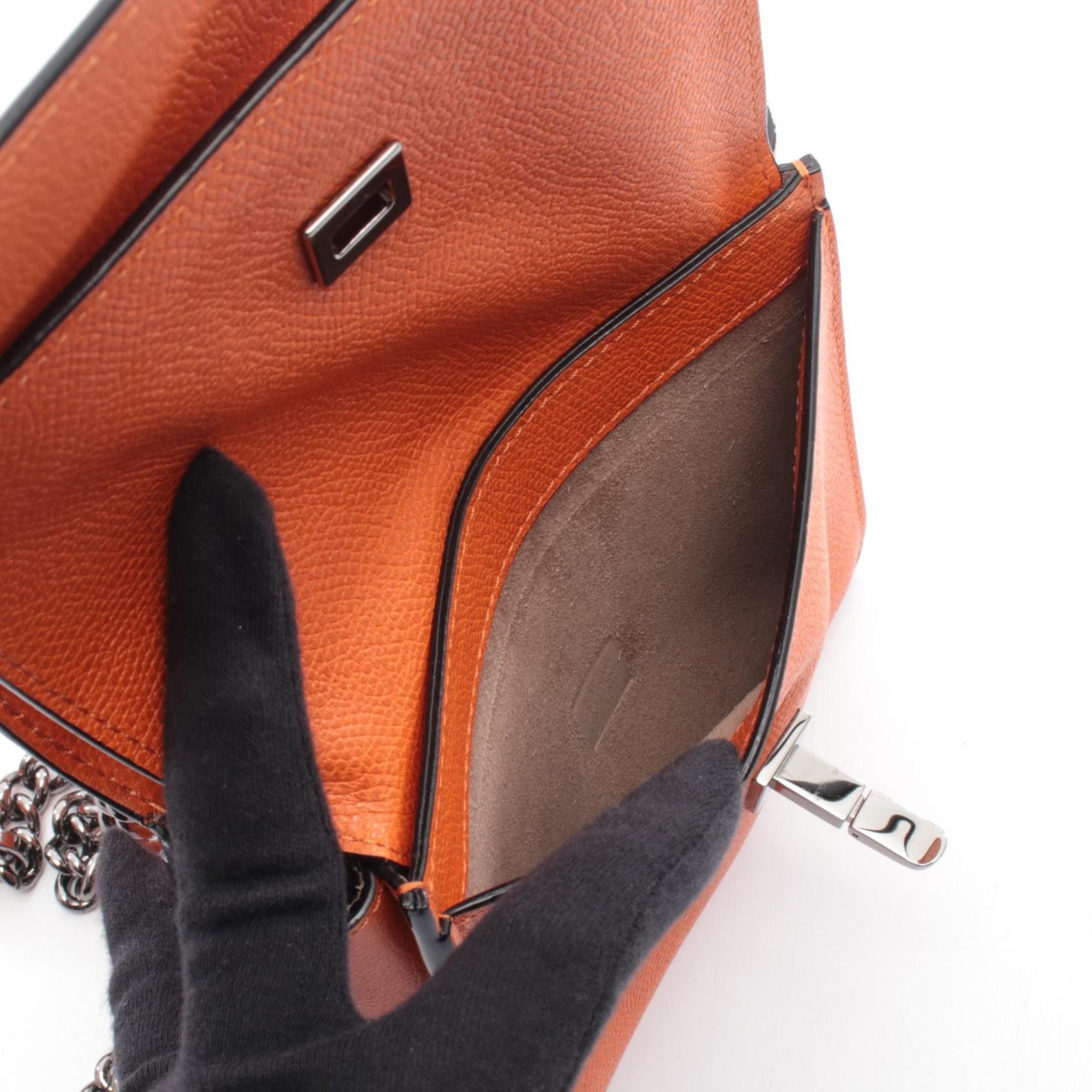 Valextra Valextra Valextra Splizza Small Leather Shoulder Bag Leather Shoulder Bag DUTY FREE for USA Size ONE SIZE - 4 Thumbnail