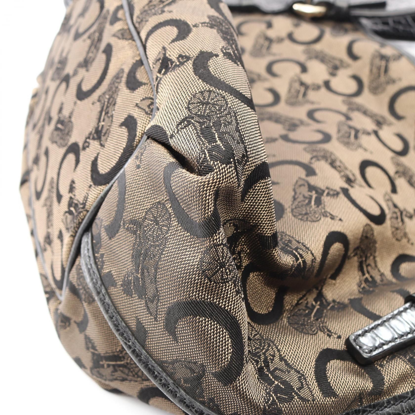 Celine Celine CELINE Bittersweet C Sulky Canvas Leather Handbag Textile Handbag DUTY FREE for USA Size ONE SIZE - 7 Thumbnail