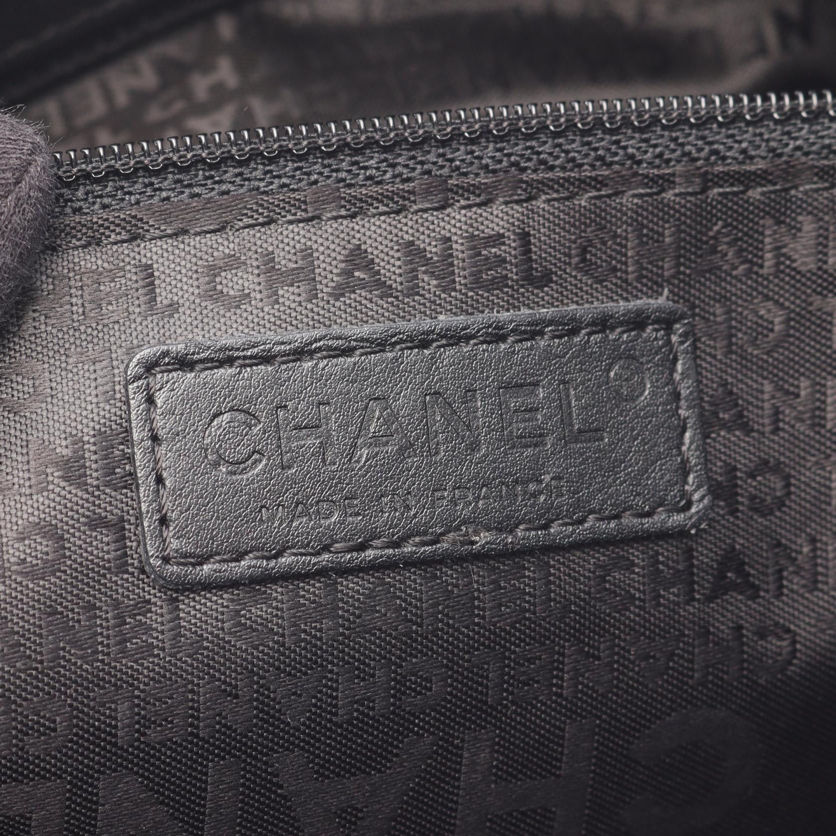 Chanel Chanel Chanel Choco Bar Calf Tote Bag Leather Tote Bag DUTY FREE for USA Size ONE SIZE - 4 Thumbnail