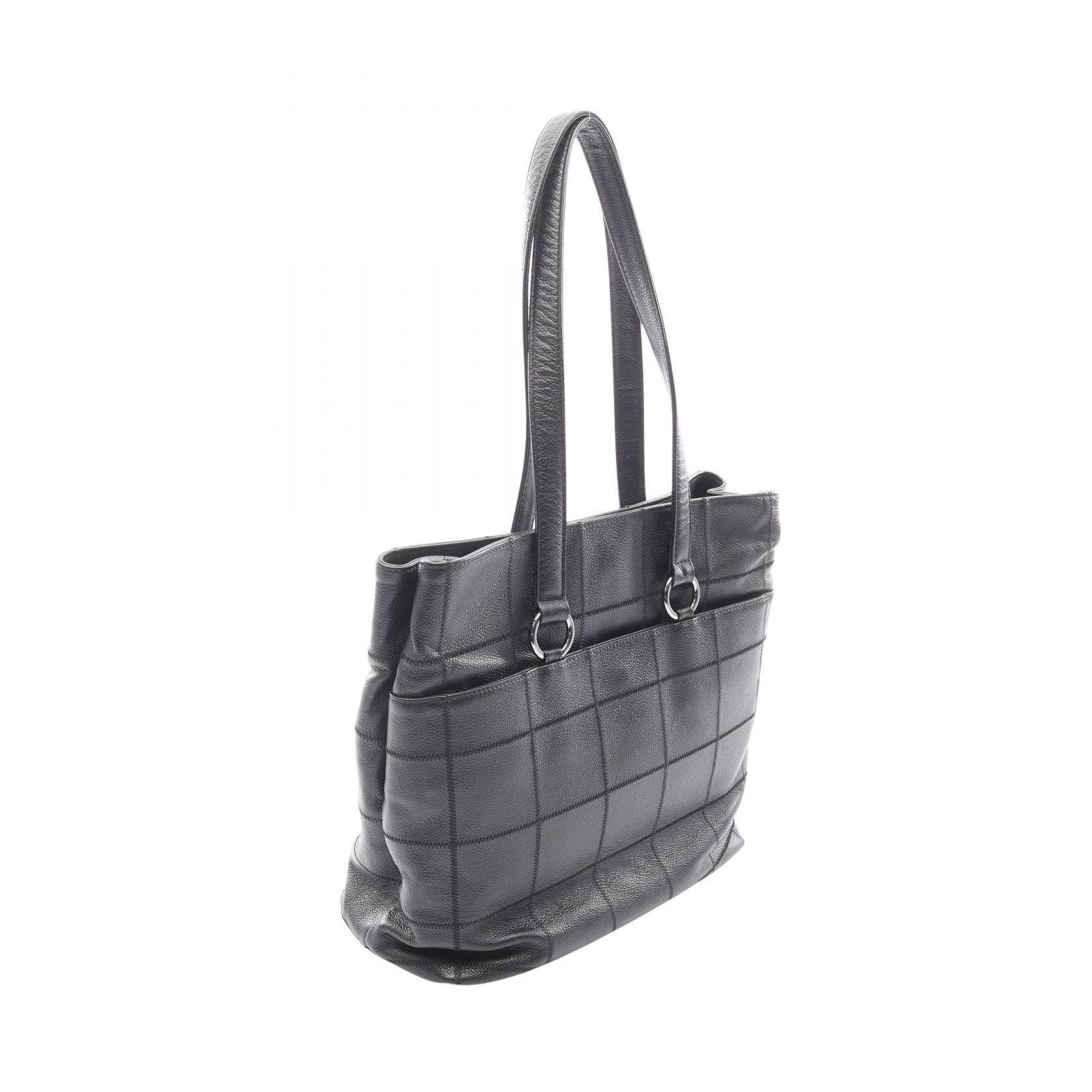 Chanel Chanel Chanel Choco Bar Calf Tote Bag Leather Tote Bag DUTY FREE for USA Size ONE SIZE - 2 Thumbnail