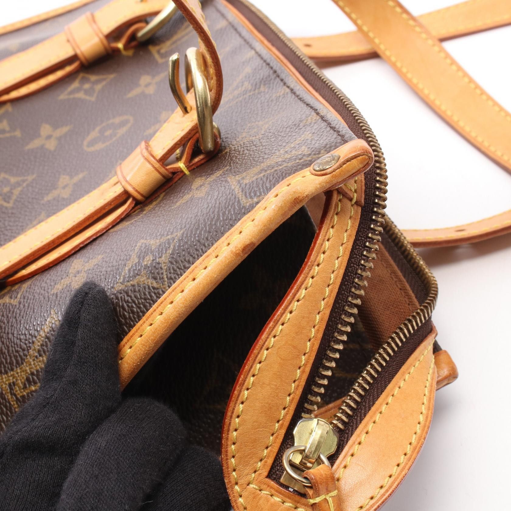 Louis Vuitton Louis Vuitton Louis Vuitton Popincourt Haut Monogram Tote Bag Textile Tote Bag M40007 DUTY FREE for USA Size ONE SIZE - 9 Thumbnail