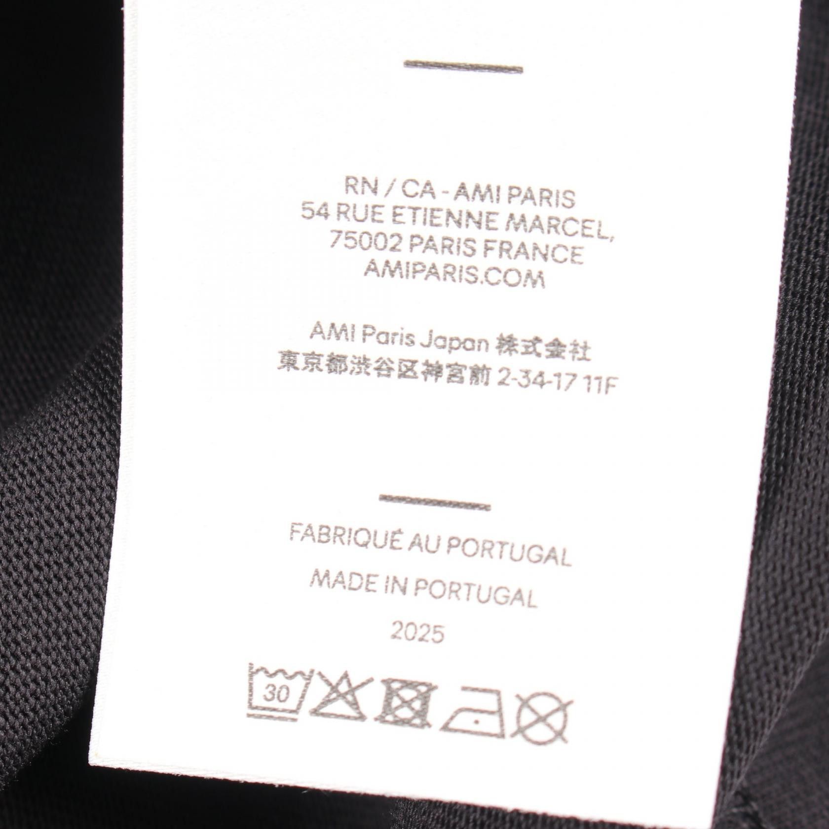 AMI Ami AMI Cotton T Shirt Textile T-Shirts UTS341.726001M DUTY FREE for USA Size ONE SIZE - 4 Thumbnail