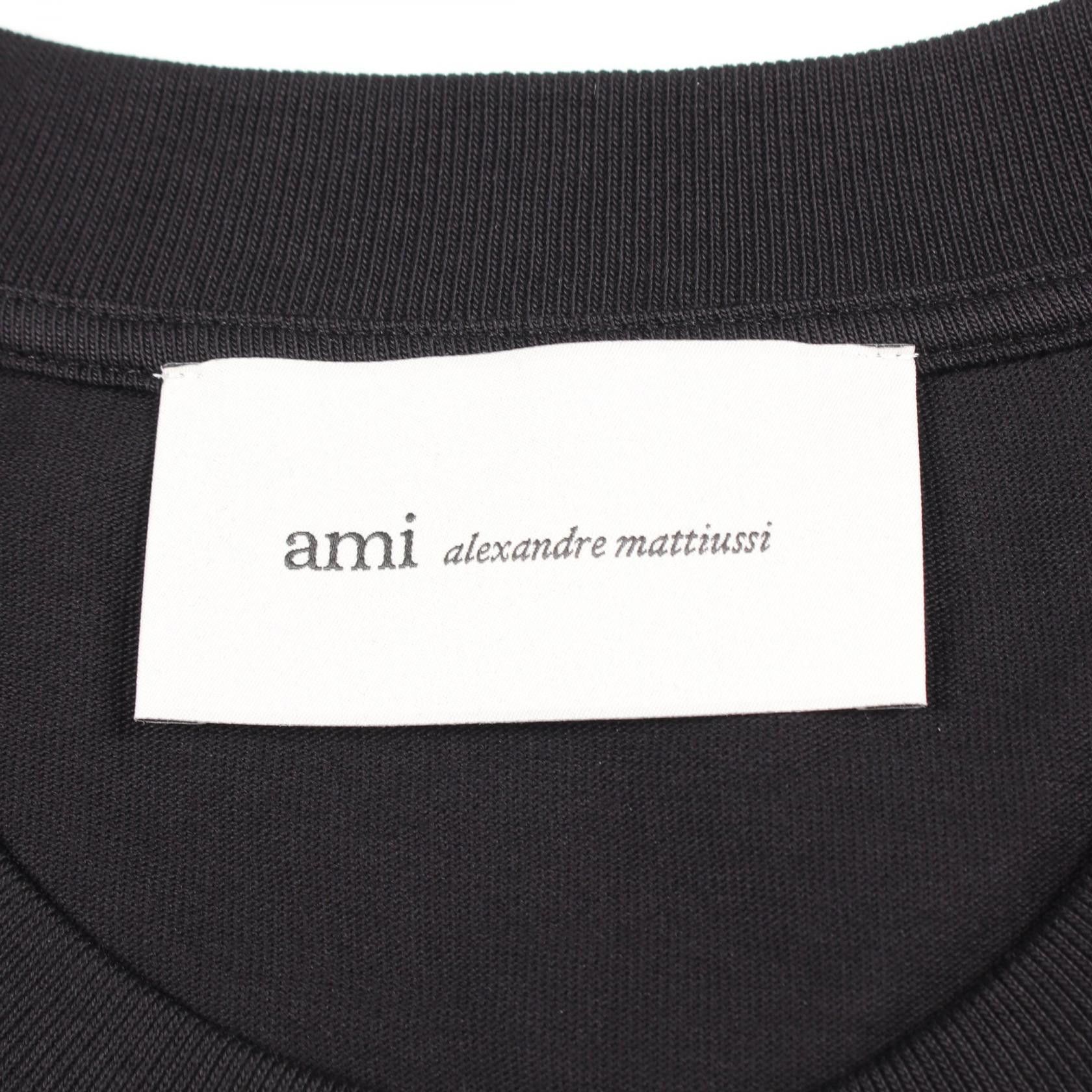AMI Ami AMI Cotton T Shirt Textile T-Shirts UTS341.726001M DUTY FREE for USA Size ONE SIZE - 3 Thumbnail