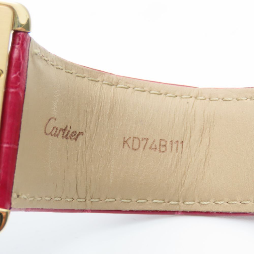 Cartier Cartier Cartier Tank Divan Au750 Watch Precious Metal Quartz 2602 DUTY FREE for USA Size ONE SIZE - 13 Thumbnail