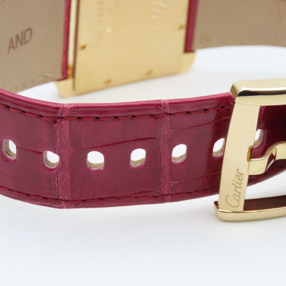 Cartier Cartier Cartier Tank Divan Au750 Watch Precious Metal Quartz 2602 DUTY FREE for USA Size ONE SIZE - 11 Thumbnail