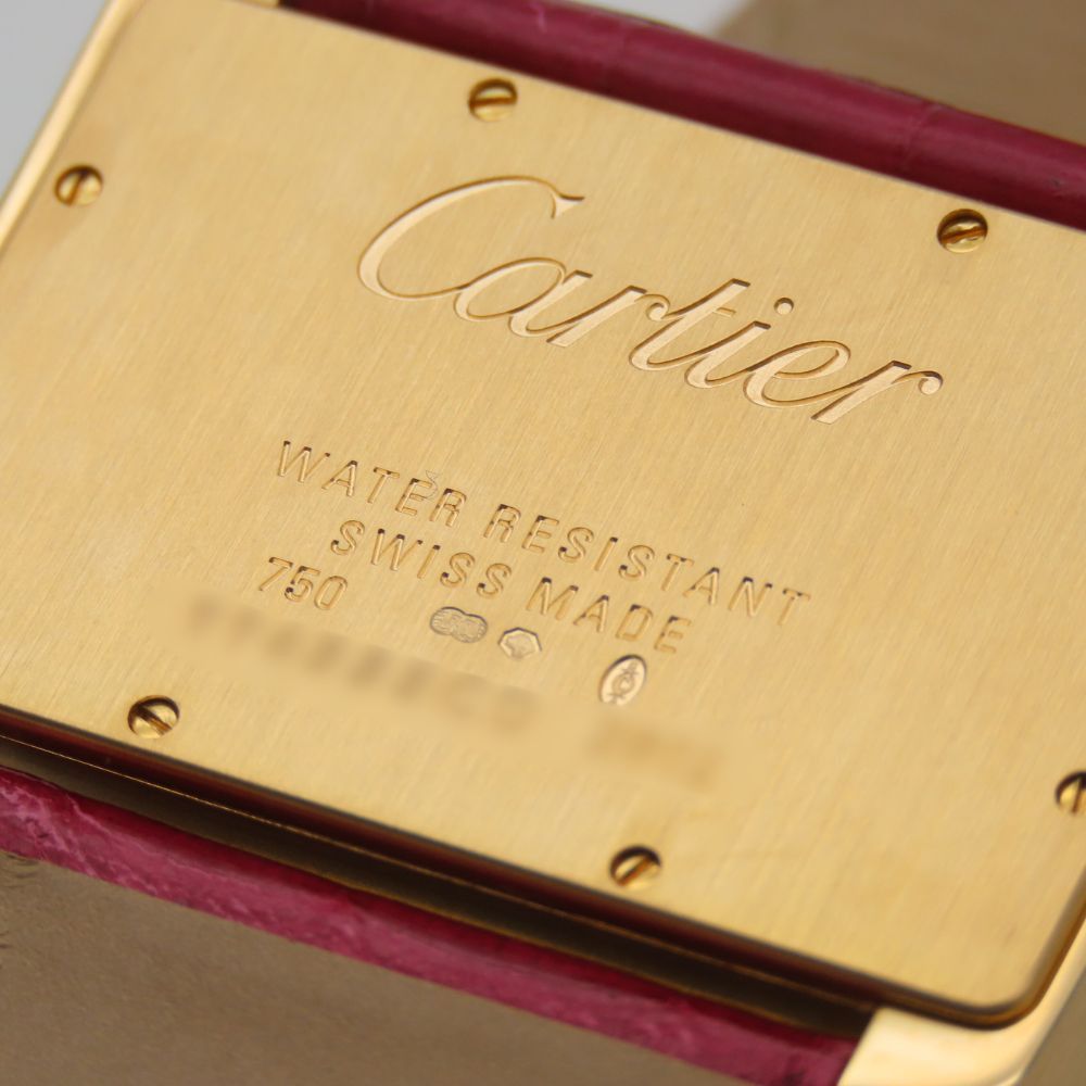Cartier Cartier Cartier Tank Divan Au750 Watch Precious Metal Quartz 2602 DUTY FREE for USA Size ONE SIZE - 8 Thumbnail