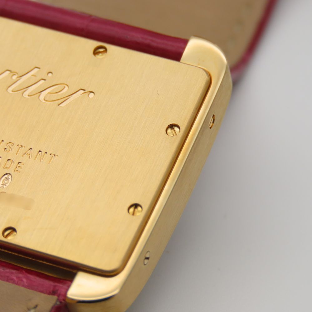 Cartier Cartier Cartier Tank Divan Au750 Watch Precious Metal Quartz 2602 DUTY FREE for USA Size ONE SIZE - 9 Thumbnail