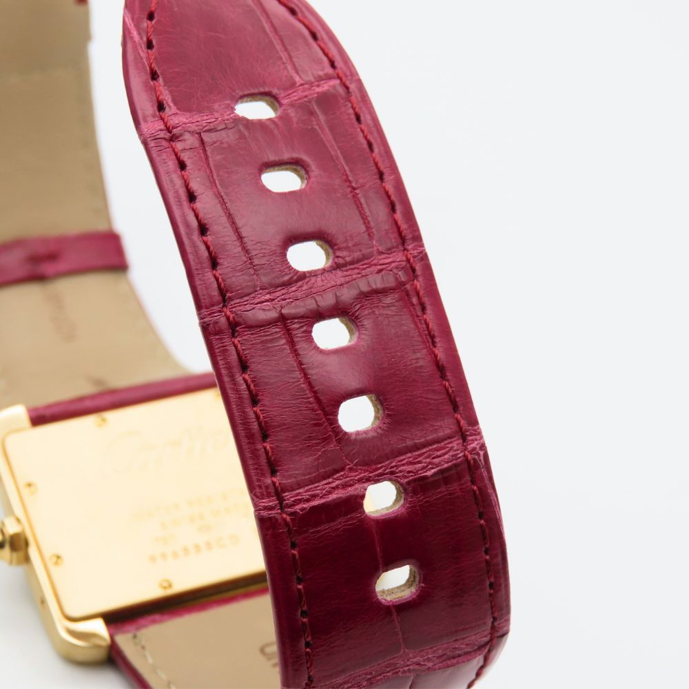 Cartier Cartier Cartier Tank Divan Au750 Watch Precious Metal Quartz 2602 DUTY FREE for USA Size ONE SIZE - 12 Thumbnail
