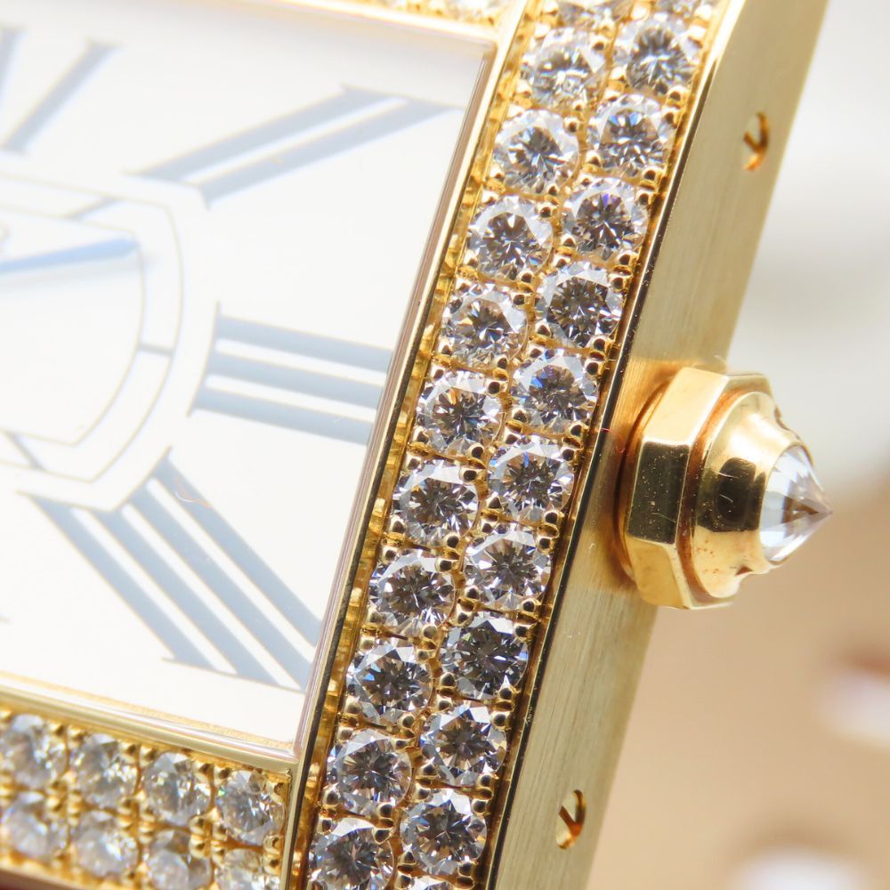 Cartier Cartier Cartier Tank Divan Au750 Watch Precious Metal Quartz 2602 DUTY FREE for USA Size ONE SIZE - 5 Thumbnail