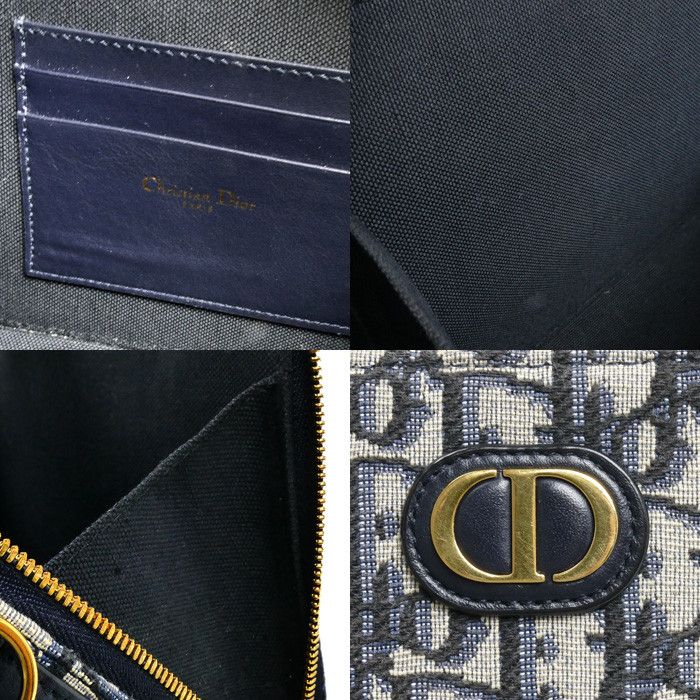 Dior Dior Dior 30 Montaigne Oblique Canvas Leather 2way Shoulder Bag Textile Shoulder Bag S2141UTZQ_M928 DUTY FREE for USA Size ONE SIZE - 4 Thumbnail