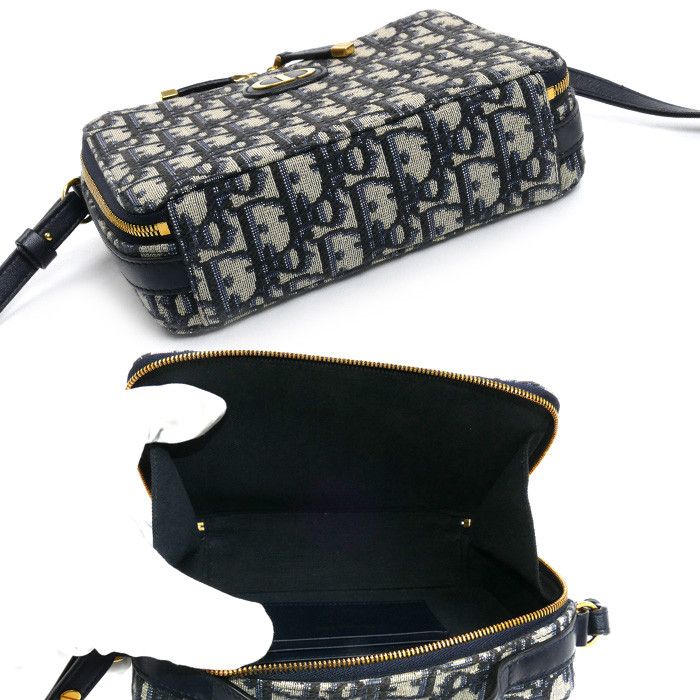 Dior Dior Dior 30 Montaigne Oblique Canvas Leather 2way Shoulder Bag Textile Shoulder Bag S2141UTZQ_M928 DUTY FREE for USA Size ONE SIZE - 3 Thumbnail