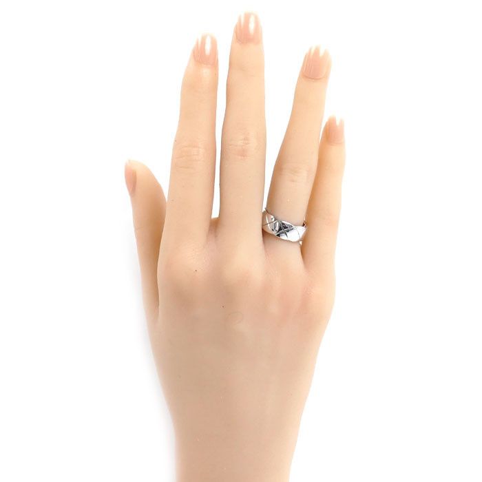 Chanel Chanel Chanel Coco Crush Au750 White Gold Ring Size 10 Precious Metal Ring J10570 DUTY FREE for USA Size ONE SIZE - 6 Thumbnail