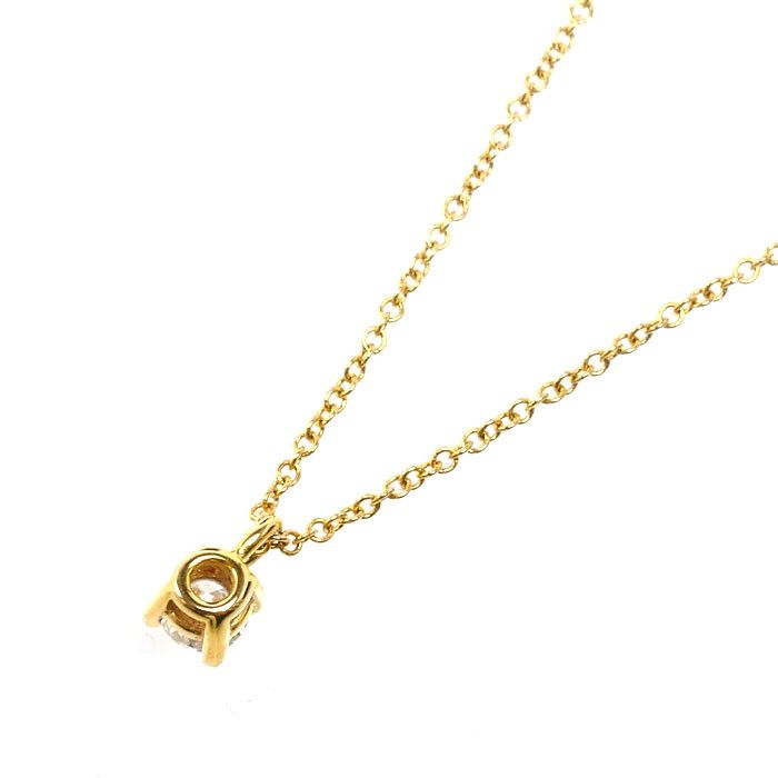 Tiffany & Co. Tiffany & Co. Tiffany&Co. Solitaire Au750 Diamond Necklace Precious Metal Necklace DUTY FREE for USA Size ONE SIZE - 3 Thumbnail