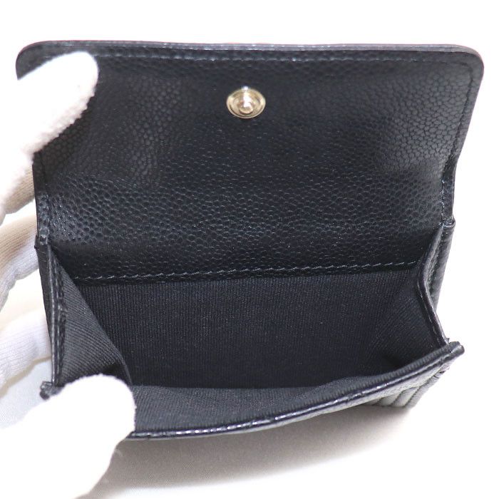 Chanel Chanel Chanel Boy Chanel Caviar Skin Trifold Wallet Leather Short Wallet A84432 DUTY FREE for USA Size ONE SIZE - 5 Thumbnail