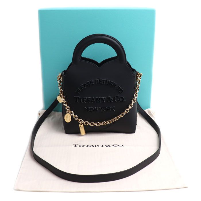 Tiffany & Co. Tiffany & Co. Tiffany&Co. Return to Tiffany Charm Mini Leather 2way Shoulder Bag Leather Shoulder Bag DUTY FREE for USA Size ONE SIZE - 7 Thumbnail