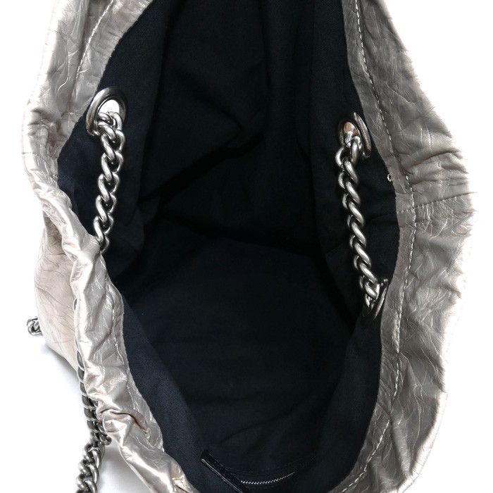 Balenciaga Balenciaga Balenciaga Crush Leather Tote Bag Leather Shoulder Bag 742941 DUTY FREE for USA Size ONE SIZE - 4 Thumbnail