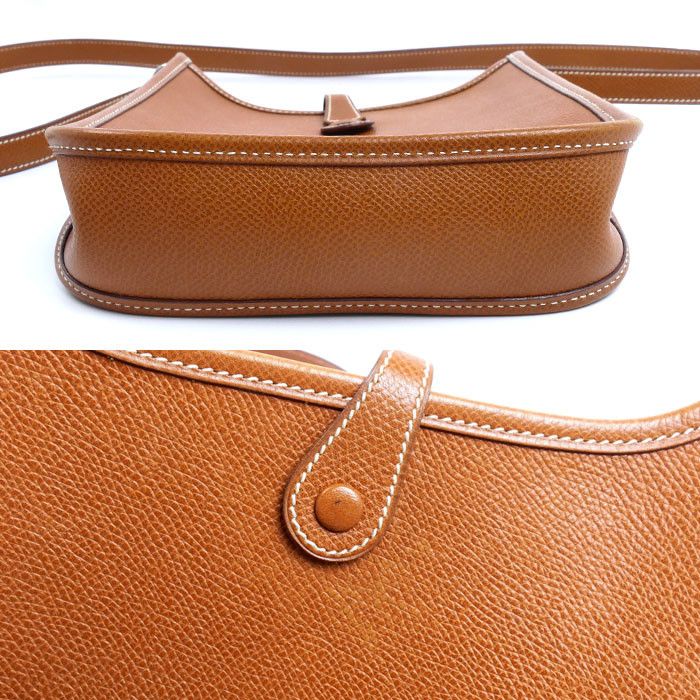 Hermes Hermes Hermes EvelyneTPM Leather Shoulder Bag Leather Shoulder Bag Stamp H (2004) DUTY FREE for USA Size ONE SIZE - 3 Thumbnail