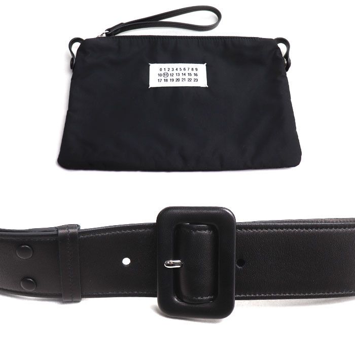 Maison Margiela Maison Margiela Maison Margiela Glam Slam Classic Leather 2way Shoulder Bag Leather Shoulder Bag SB1WG0034P4300T8013 DUTY FREE for USA Size ONE SIZE - 5 Thumbnail