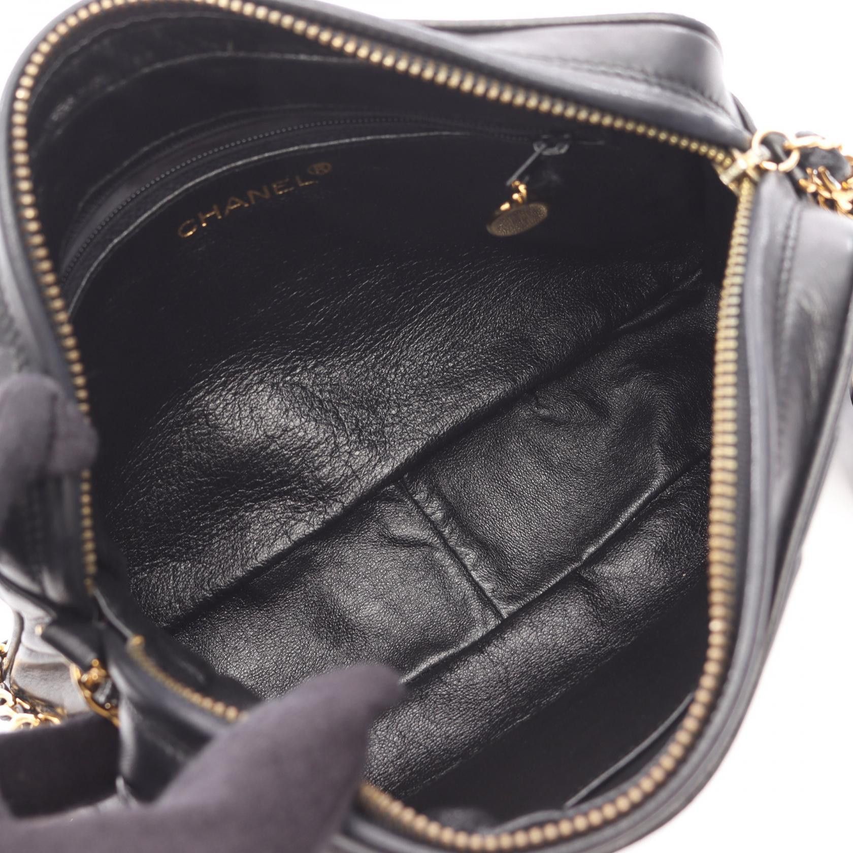 Chanel Chanel CHANEL Coco Mark Lambskin Shoulder Bag Leather Shoulder Bag DUTY FREE for USA Size ONE SIZE - 3 Thumbnail