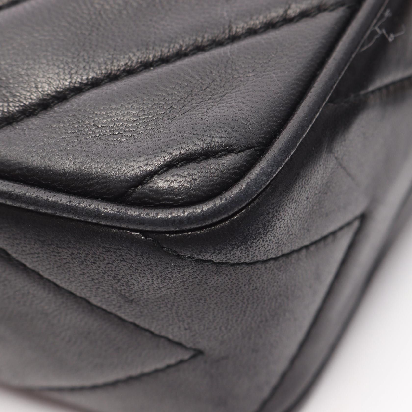 Chanel Chanel CHANEL Coco Mark Lambskin Shoulder Bag Leather Shoulder Bag DUTY FREE for USA Size ONE SIZE - 8 Thumbnail