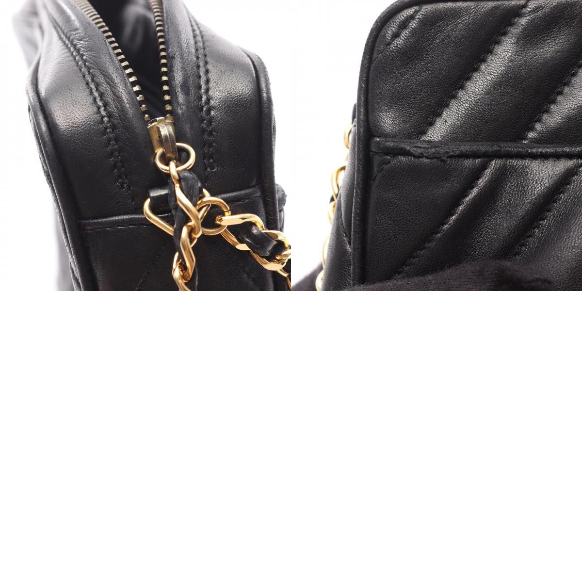 Chanel Chanel CHANEL Coco Mark Lambskin Shoulder Bag Leather Shoulder Bag DUTY FREE for USA Size ONE SIZE - 10 Thumbnail