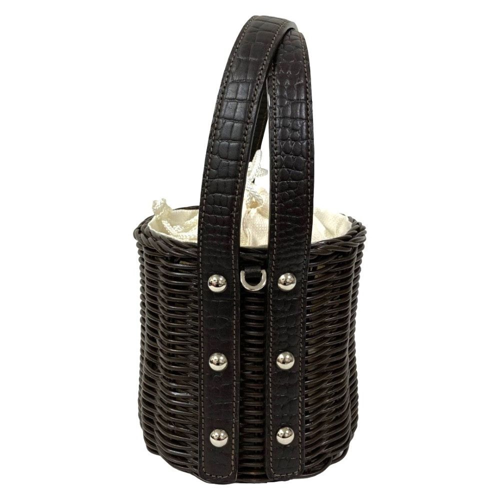 Other Other Wicker Wings Rattan 2way Bucket Bag Plant-based Shoulder Bag DUTY FREE for USA Size ONE SIZE - 3 Thumbnail