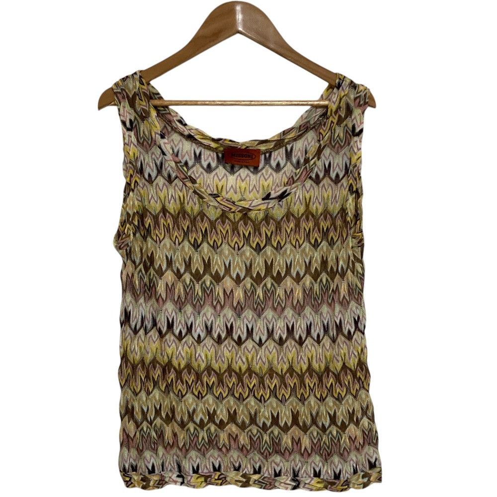 Missoni Missoni Missoni Sleeveless Knit Dolman Sleeve Cardigan Ensemble Textile Tops DUTY FREE for USA Size ONE SIZE - 11 Thumbnail