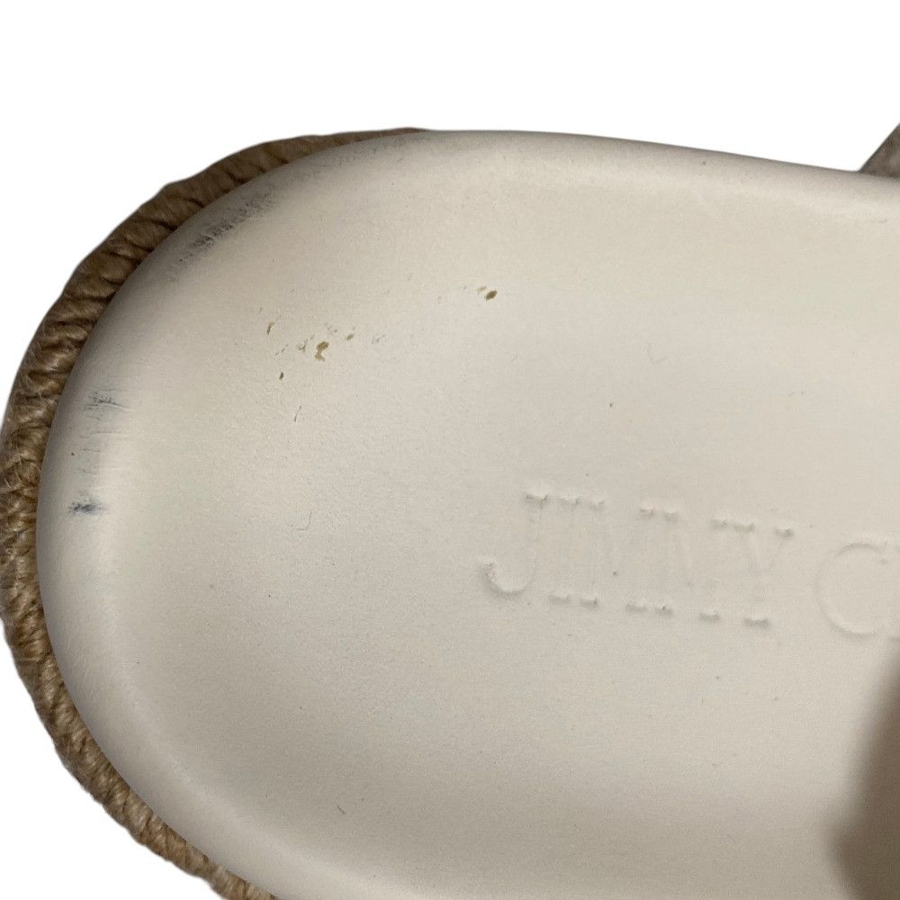 Jimmy Choo Jimmy Choo Jimmy Choo Leather Flat Sandals Leather Shoes DUTY FREE for USA Size ONE SIZE - 9 Thumbnail