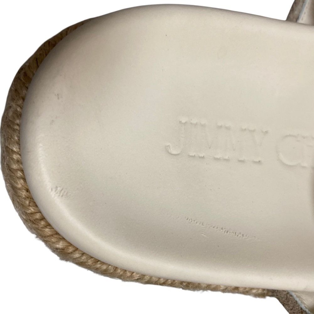 Jimmy Choo Jimmy Choo Jimmy Choo Leather Flat Sandals Leather Shoes DUTY FREE for USA Size ONE SIZE - 10 Thumbnail