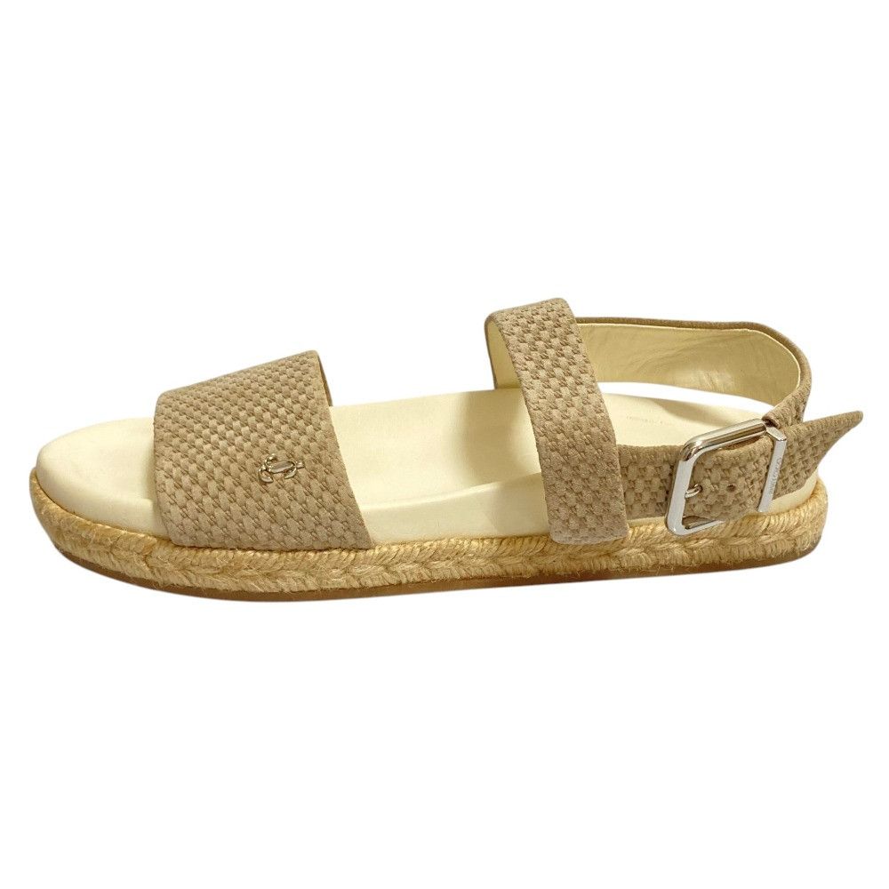 Jimmy Choo Jimmy Choo Jimmy Choo Leather Flat Sandals Leather Shoes DUTY FREE for USA Size ONE SIZE - 3 Thumbnail