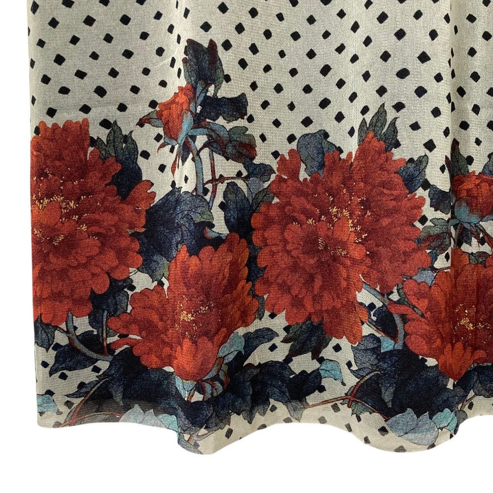 Other Other VIVIENNE TAM Rose Print Power Net Dress Textile Dresses DUTY FREE for USA Size ONE SIZE - 5 Thumbnail