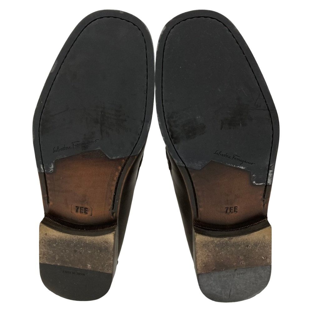 Salvatore Ferragamo Salvatore Ferragamo Salvatore Ferragamo Gancini Leather Loafers Leather Shoes DUTY FREE for USA Size ONE SIZE - 6 Thumbnail