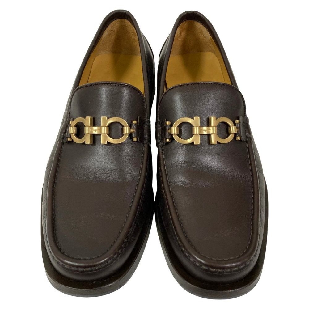 Salvatore Ferragamo Salvatore Ferragamo Salvatore Ferragamo Gancini Leather Loafers Leather Shoes DUTY FREE for USA Size ONE SIZE - 3 Thumbnail