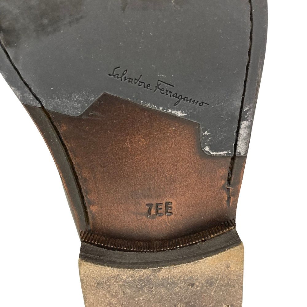 Salvatore Ferragamo Salvatore Ferragamo Salvatore Ferragamo Gancini Leather Loafers Leather Shoes DUTY FREE for USA Size ONE SIZE - 9 Thumbnail