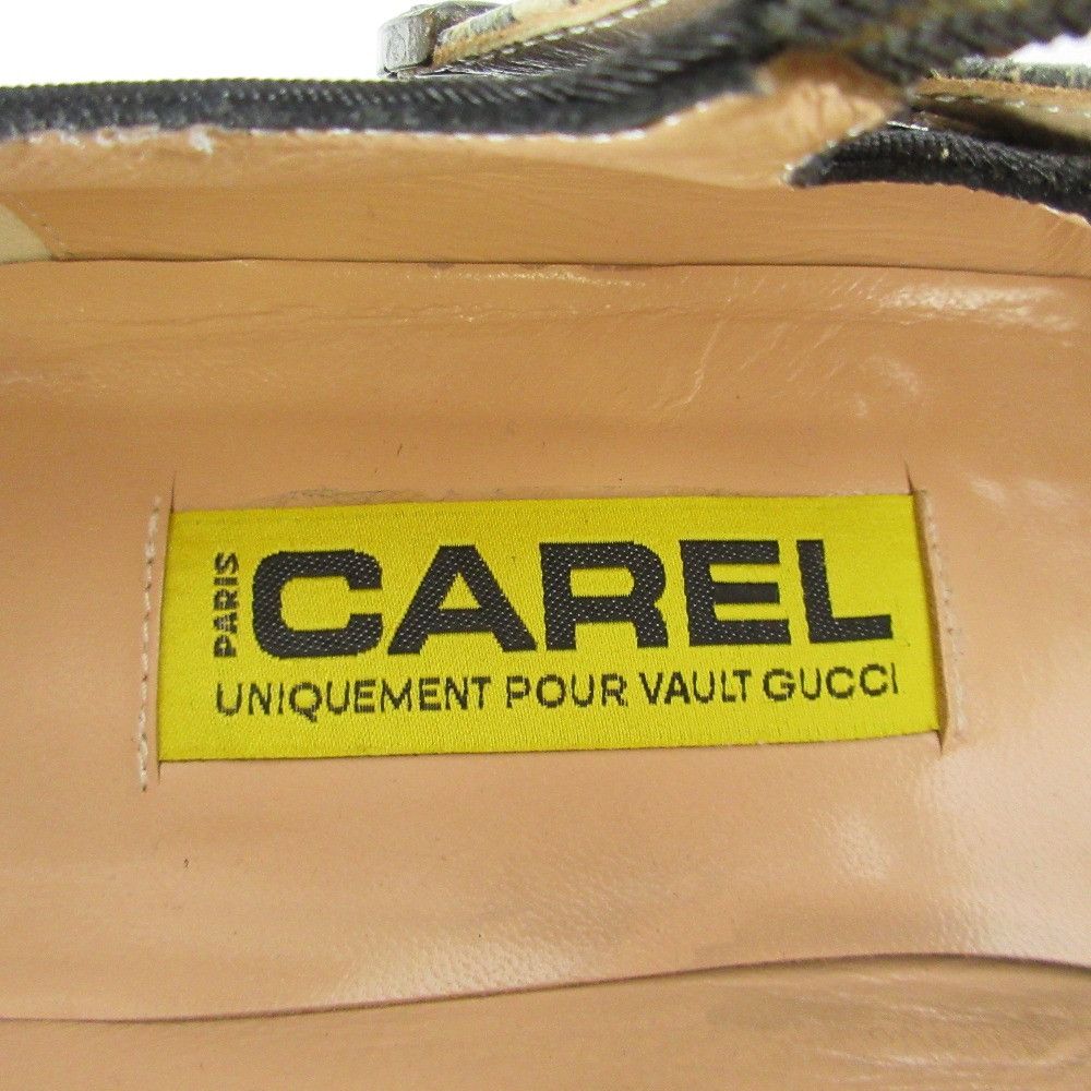 Gucci Gucci Carel KINA Moire Silk Leather Mary Jane Pumps Textile Shoes DUTY FREE for USA Size ONE SIZE - 7 Thumbnail