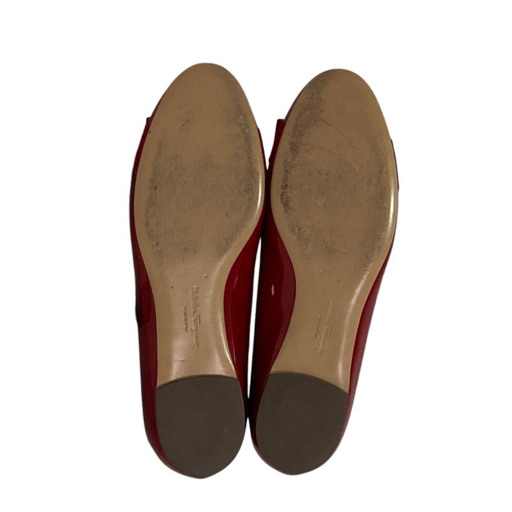 Salvatore Ferragamo Salvatore Ferragamo Salvatore Ferragamo Vara Patent Leather Flats Leather Shoes DUTY FREE for USA Size ONE SIZE - 4 Thumbnail
