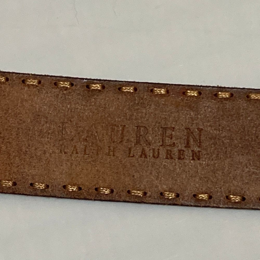 Ralph Lauren Ralph Lauren Lauren Ralph Lauren Carved Leather Belt Leather Belt DUTY FREE for USA Size ONE SIZE - 6 Thumbnail