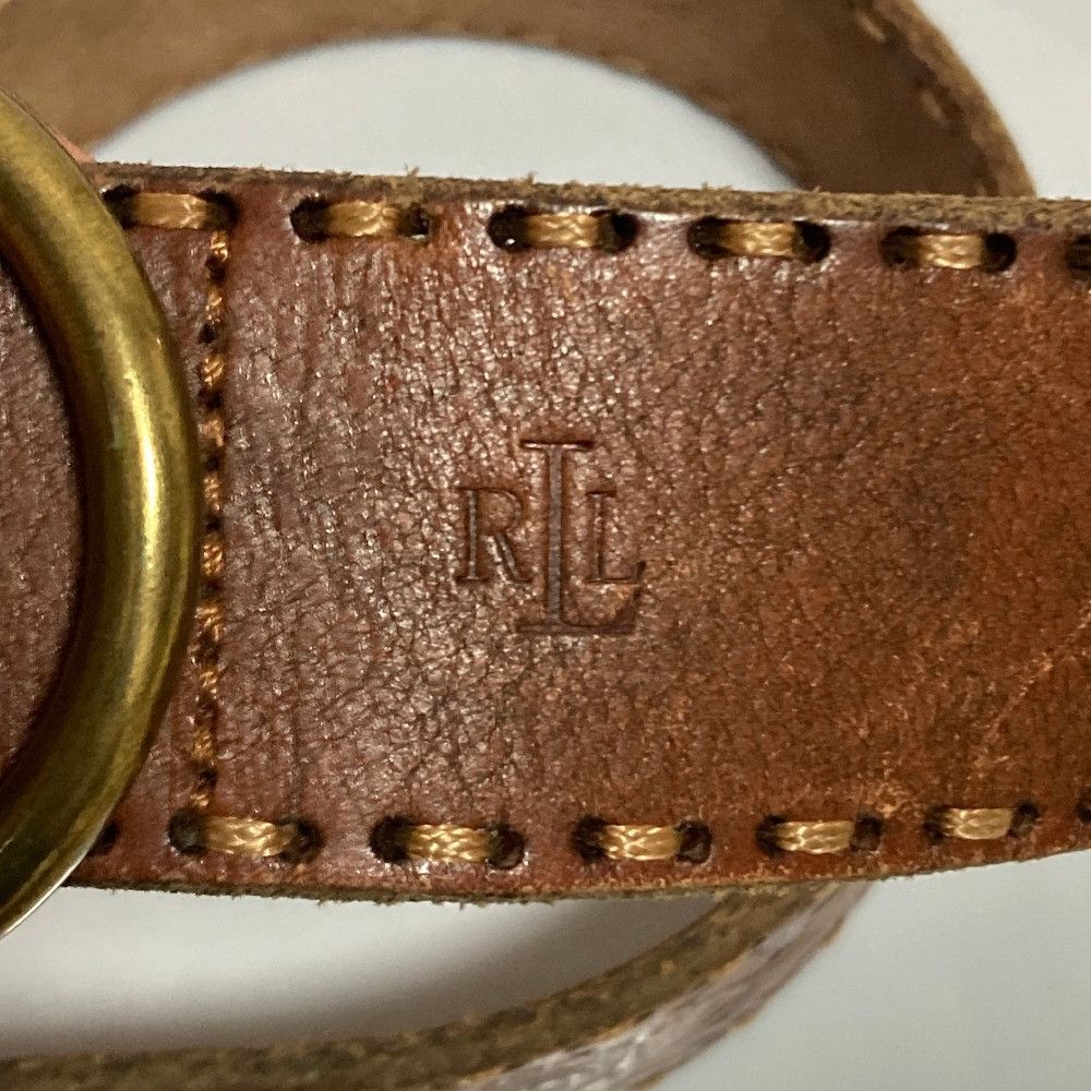 Ralph Lauren Ralph Lauren Lauren Ralph Lauren Carved Leather Belt Leather Belt DUTY FREE for USA Size ONE SIZE - 5 Thumbnail