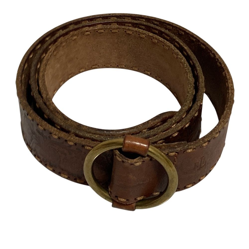Ralph Lauren Ralph Lauren Lauren Ralph Lauren Carved Leather Belt Leather Belt DUTY FREE for USA Size ONE SIZE - 2 Thumbnail