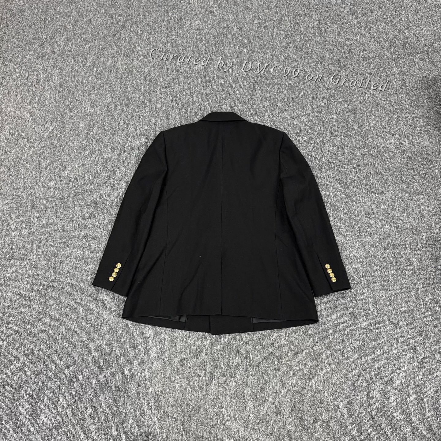 Saint Laurent Paris Saint Laurent Gold Double-Breasted Blazer 42 Size US XS / EU 42 / 0 - 2 Thumbnail